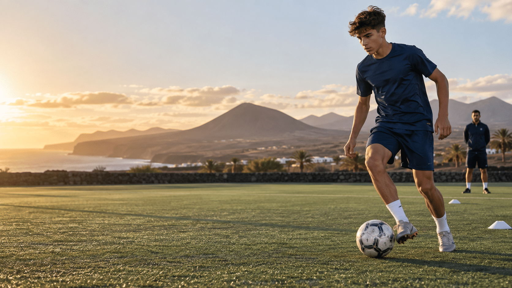Entrenamiento de fútbol de alto rendimiento en Lanzarote